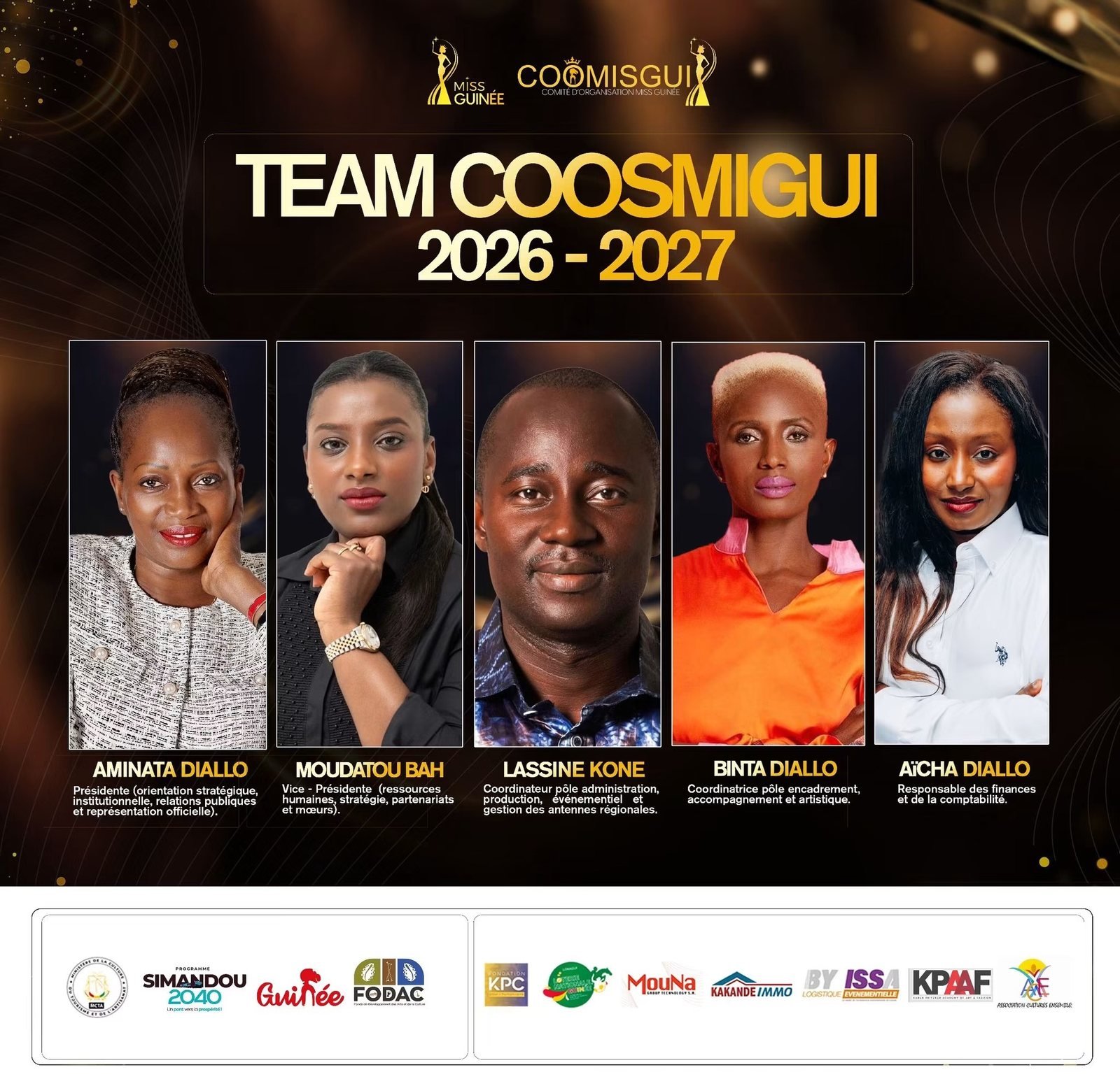 Le COOMISGUI présente sa Team 2026-2027